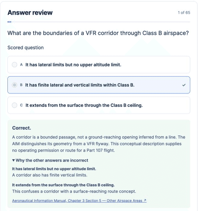 Review the answer explanations